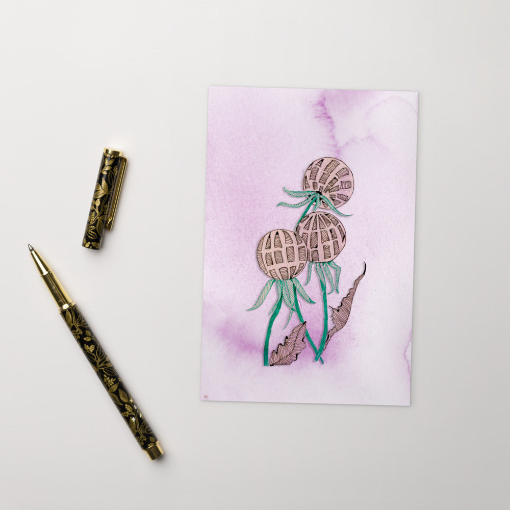 Thistles - Standard Postcard