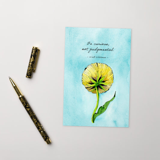 Walt Whitman - Standard Postcard