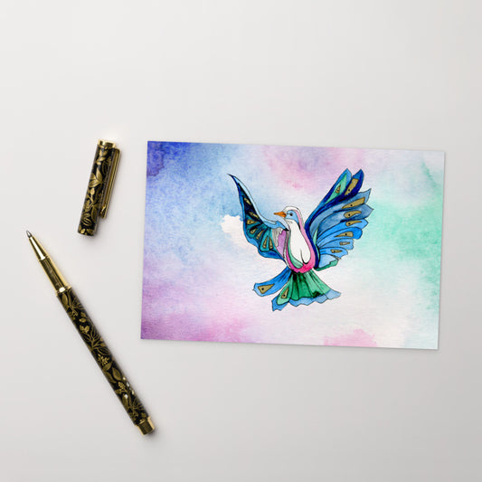 Rainbow Bird - Standard Postcard