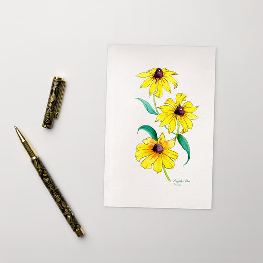 Black-Eyed Susans - Standard Postcard
