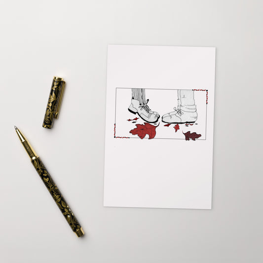 Autumn Leaves - Standard Postcard