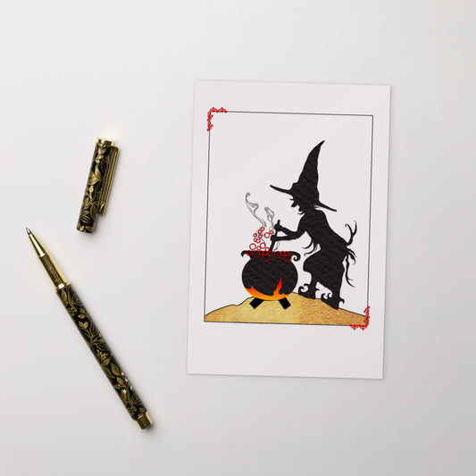 Halloween Cauldron - Standard Postcard
